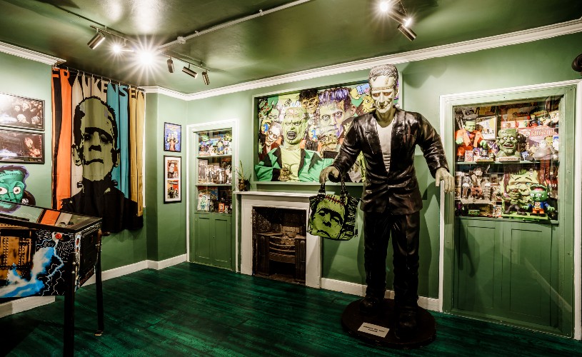 Frankenstein memorabilia at House of Frankenstein